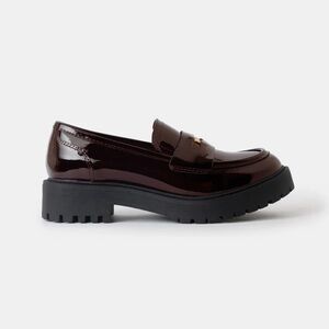 WYDR Studios Sam Lucky Penny Leather Wide Loafers Shoes NIB Size 11.5WW‎
